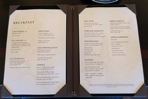 marriott continental breakfast menu.